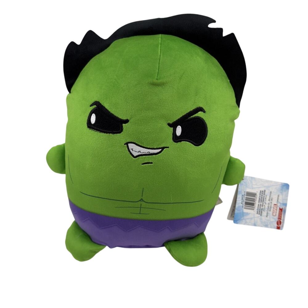 Marvel Cuutopia Hulk 10" Plush Character Soft Pillow Doll Mattel Superhero NWT